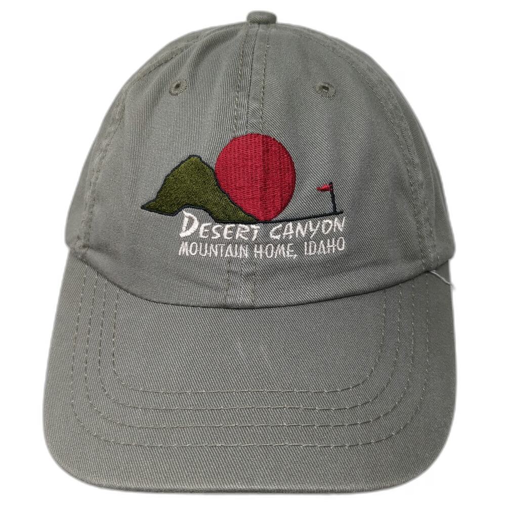 Page & Tuttle Baseball Cap Green One Size Idaho Desert Canyon Golf Course Hat